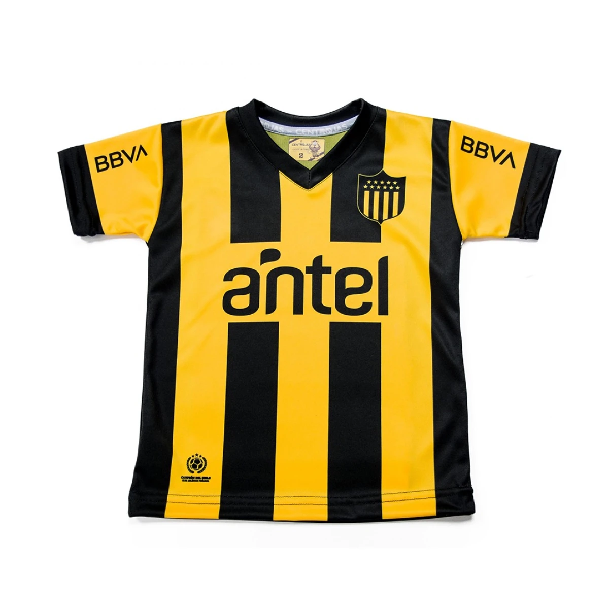 Camiseta Niño Peñarol Centrojas Oficial - AMARILLO-NEGRO 