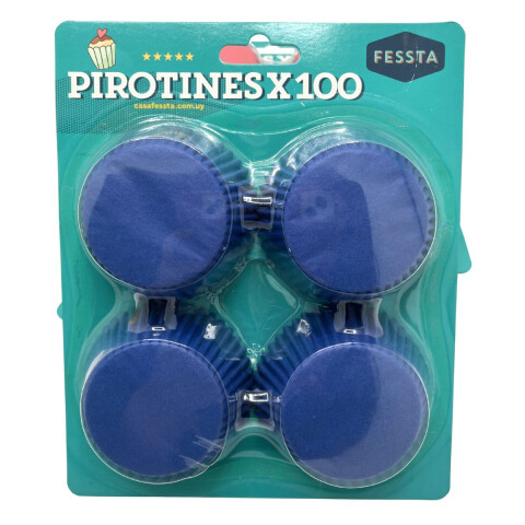 Pirotines x100 Azul