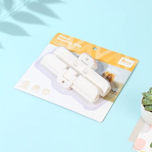 Clips Para Sellado De Bolsas - Blanco - 2 Unidades Clips Para Sellado De Bolsas - Blanco - 2 Unidades