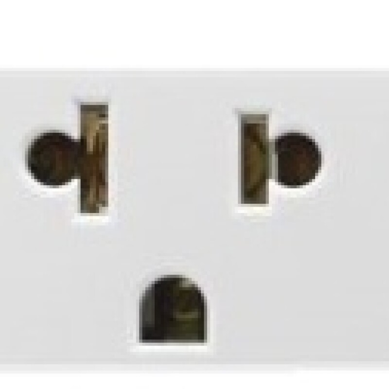TOMA EURO AMERICANA 2P+T 15A 250V ATENEA BLANCO TOMA EURO AMERICANA 2P+T 15A 250V ATENEA BLANCO