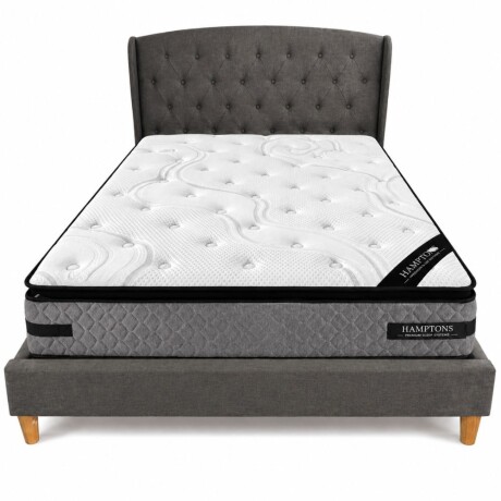 Sommier con respaldo 2 plazas Hamptons Hybrid Platinum Sommier con respaldo 2 plazas Hamptons Hybrid Platinum