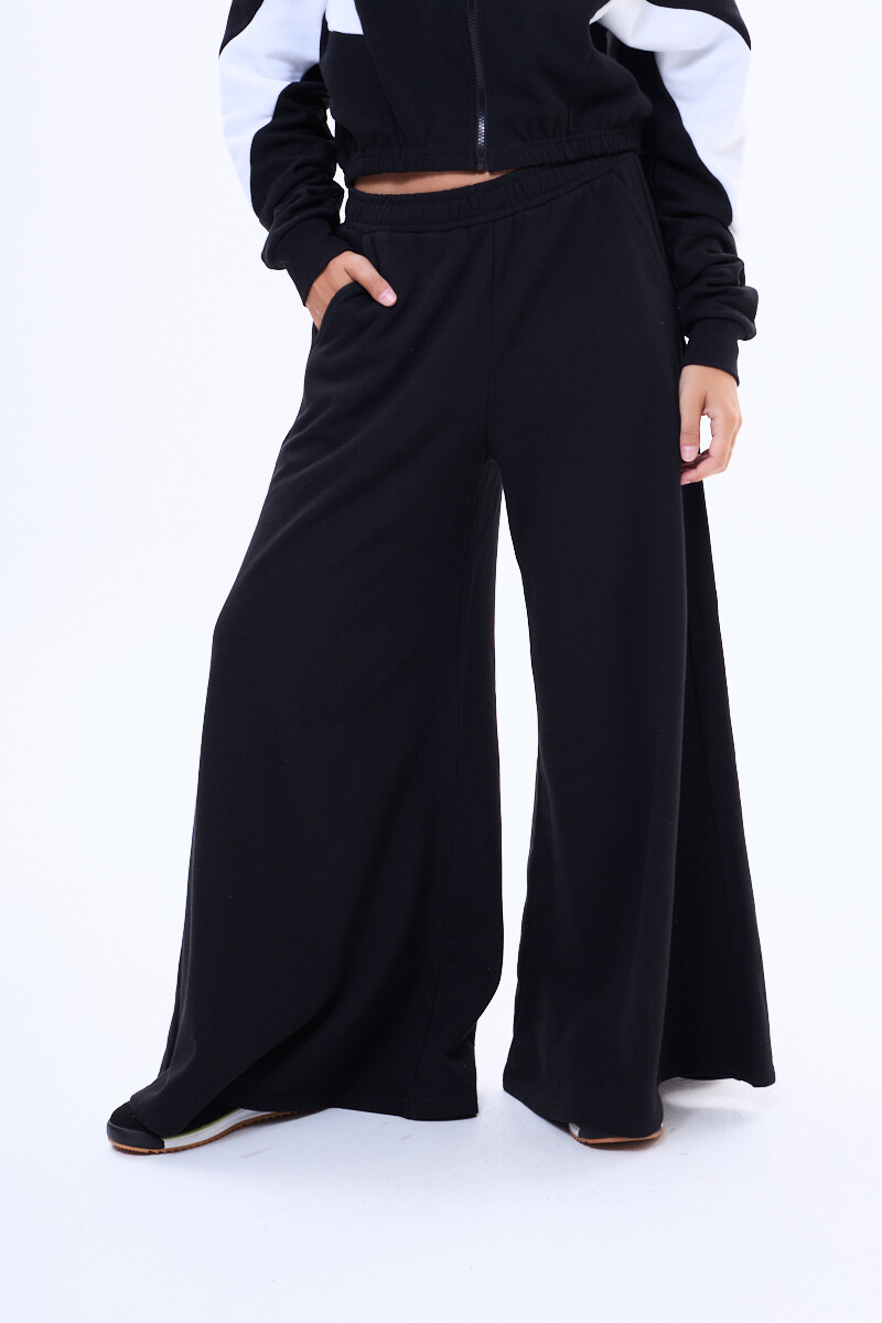 Pantalon de felpa Chia Negro