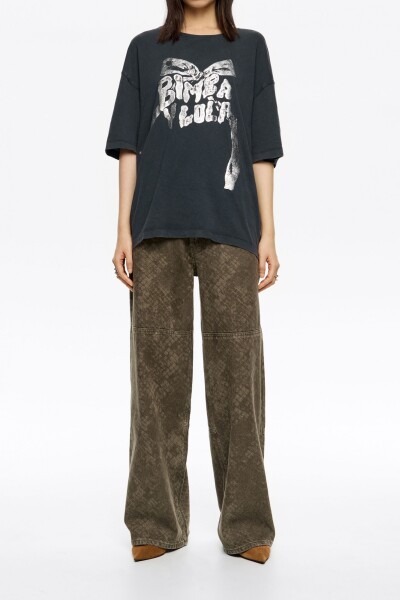 PANTALÓN WIDE LEG Negro