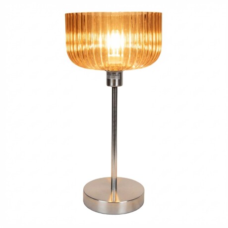 LAMPARA DE MESA METAL-Y-VIDRIO NATURAL-BEIGE LT95171