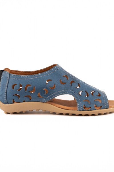 Sandalia Circulos Azul