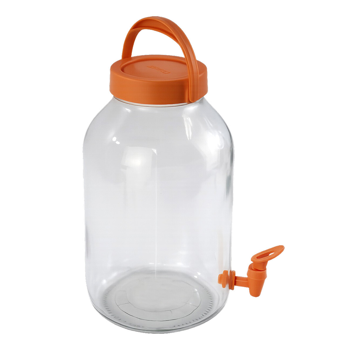 DISPENSADOR VIDRIO HEREVIN 5LTS C/CANILLA PEACH 