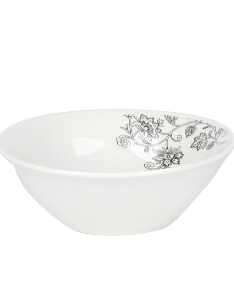 BOWL PORCELANA D13CM HOJAS GRISES BOWL PORCELANA D13CM HOJAS GRISES