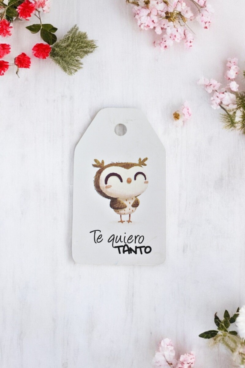 Tag amor 5x8,5. - DISEÑO 7 