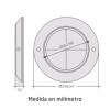 LUMINARIA SUBACUATICA ADO BLANCO 18W BL CALIDO 12V LUMINARIA SUBACUATICA ADO BLANCO 18W BL CALIDO 12V