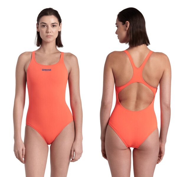 Malla De Natación Entrenamiento Para Mujer Arena Women's Team Swimsuit Swim Pro Solid Coral