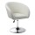 Silla Taburete Butaca con Respaldo en Cuero Lumax Modelo Stella Beige