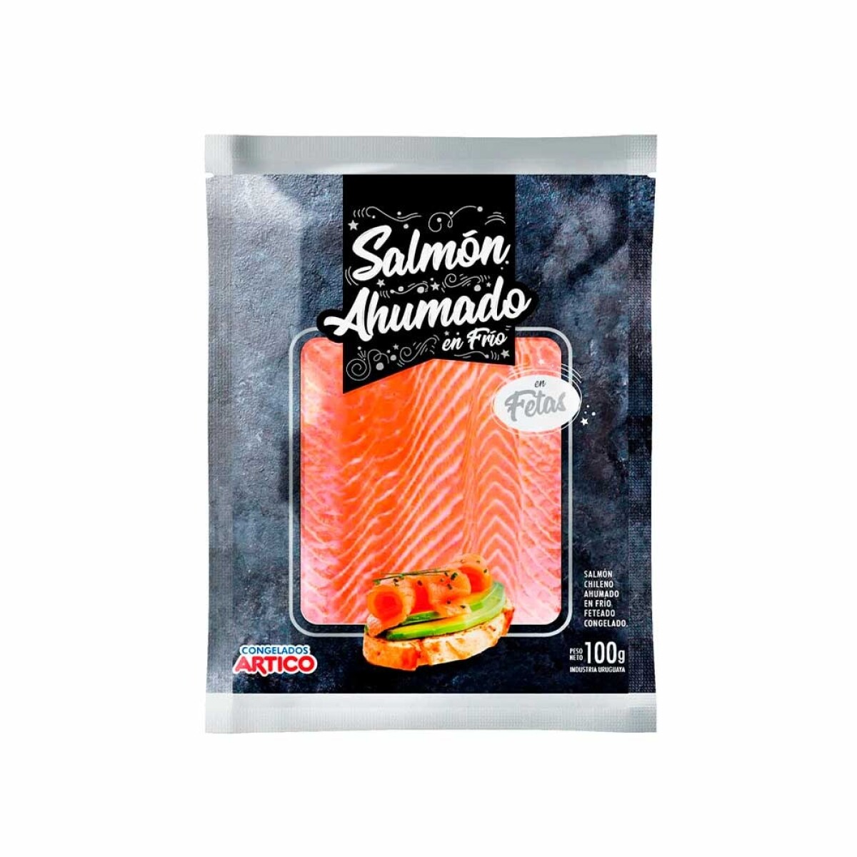 Salmon Ahumado Fetas 100 Grs 