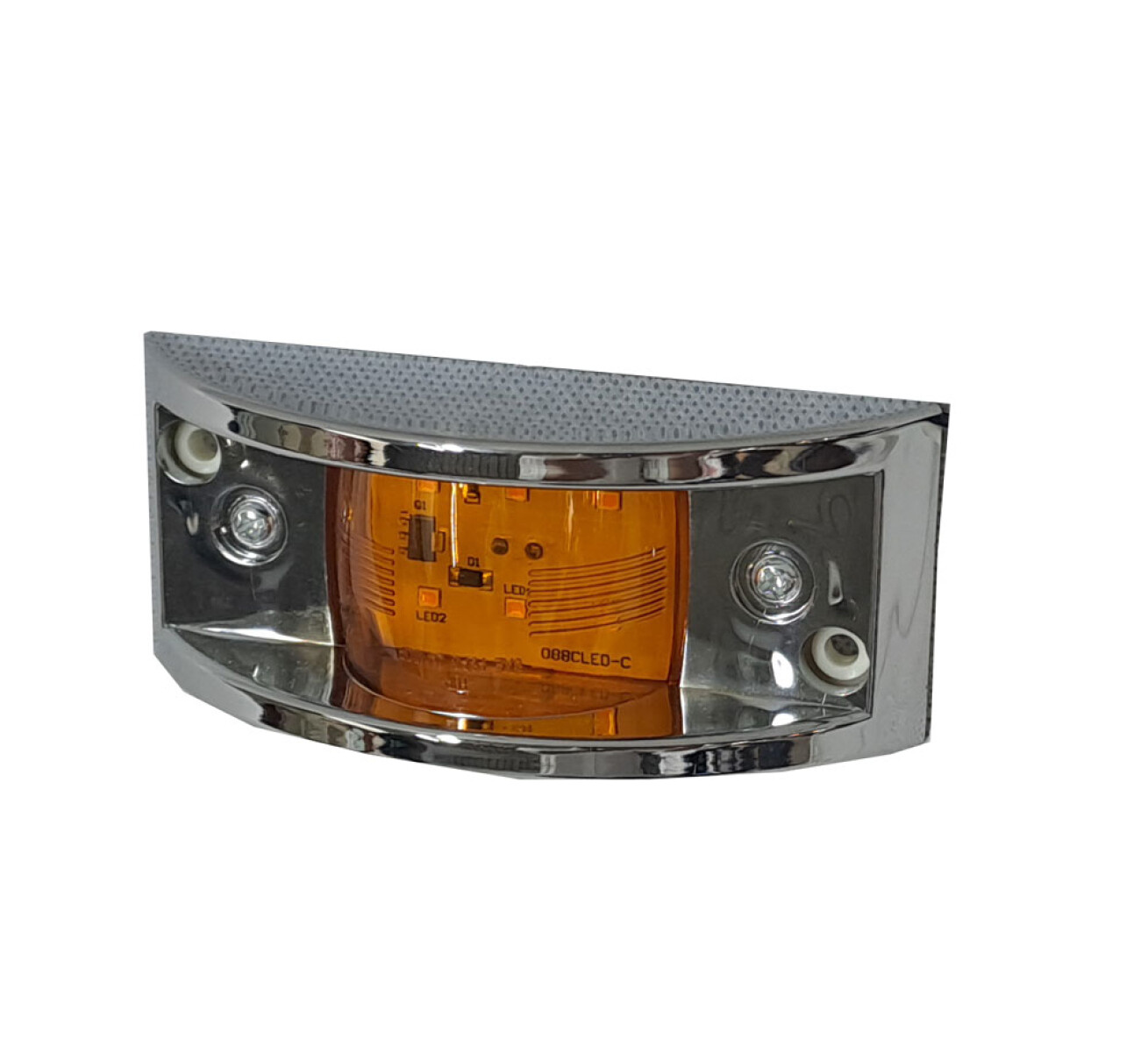 FARO LED - LATERAL AMBAR CROMADO 12V-24V - 