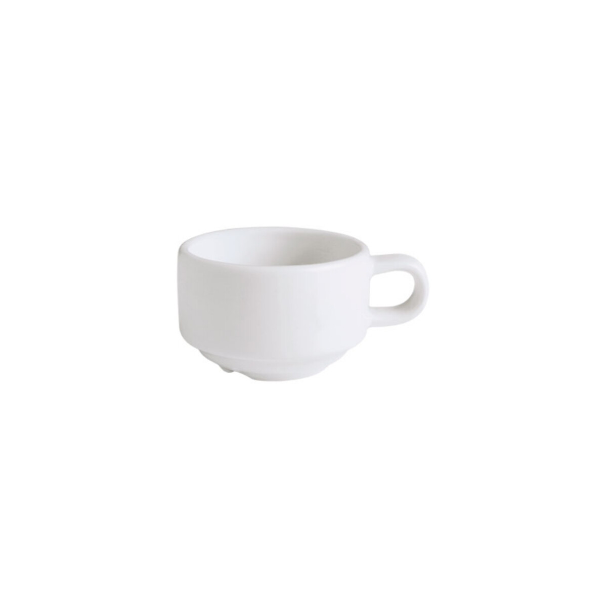 Pocillo Recto para Café de Porcelana 85 ml 