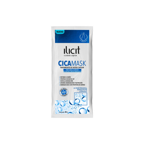 CREMA TRATAMIENTO CAPILAR ILICIT BOTOX CICAMASK SACHET 40 ML CREMA TRATAMIENTO CAPILAR ILICIT BOTOX CICAMASK SACHET 40 ML