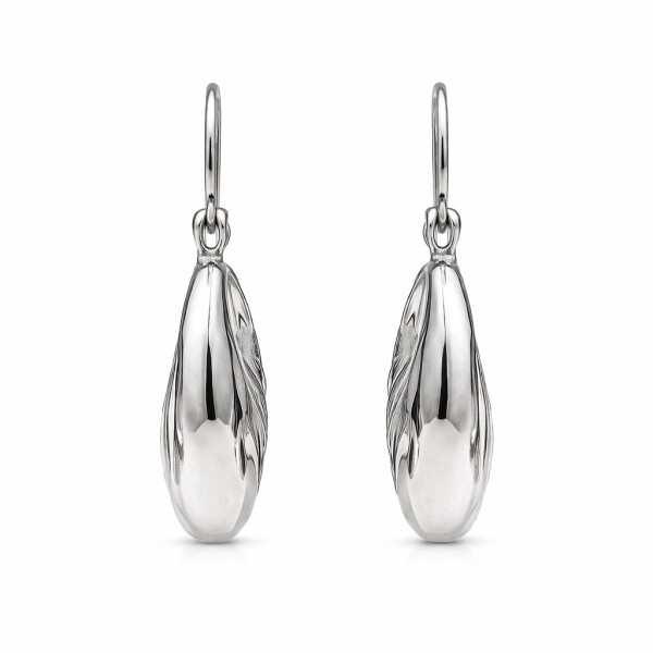 Caravanas Aro Luna Martillados - Plata inflada- CA4198 sinpiedra