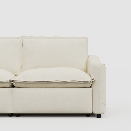 Sofá eléctrico DATE BEIGE - 3 CUERPOS