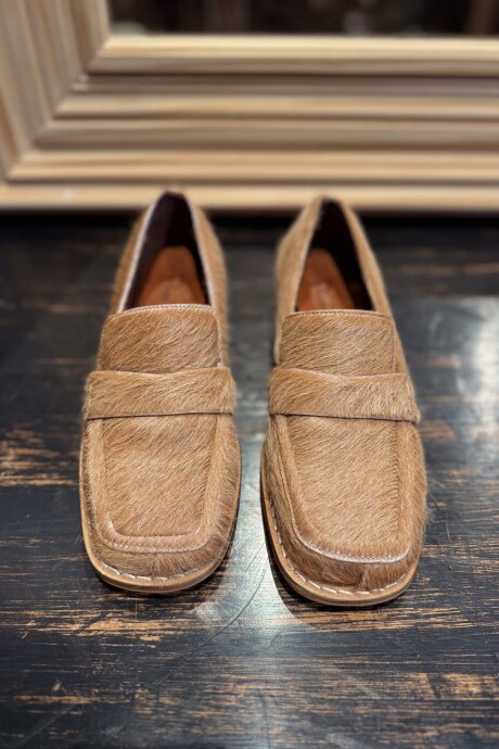 Mocasín Sevilla Piel Beige Mocasín Sevilla Piel Beige