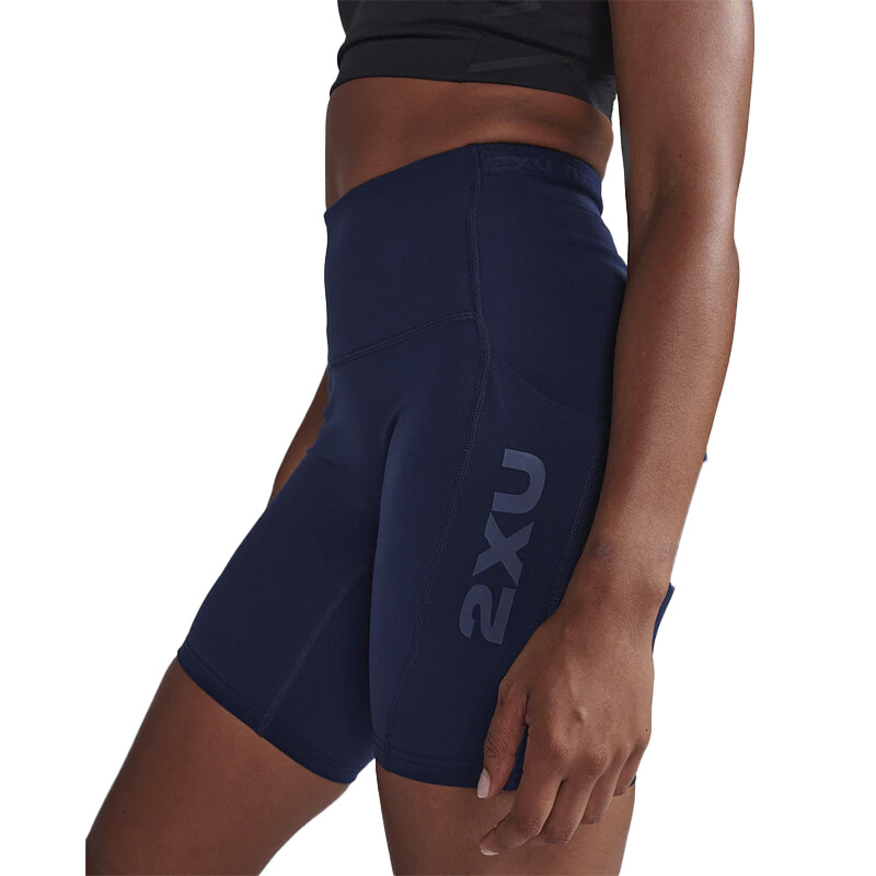 Short 2XU Form Stash Hi-Rise Bike Short Azul