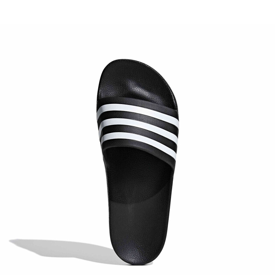 Chanclas de Hombre Adidas Adilette Aqua Negro - Blanco