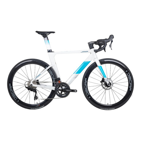 Java - Bicicleta de Ruta Fuoco Top - 24 Velocidades, Talle 54. Color Blanco. 001