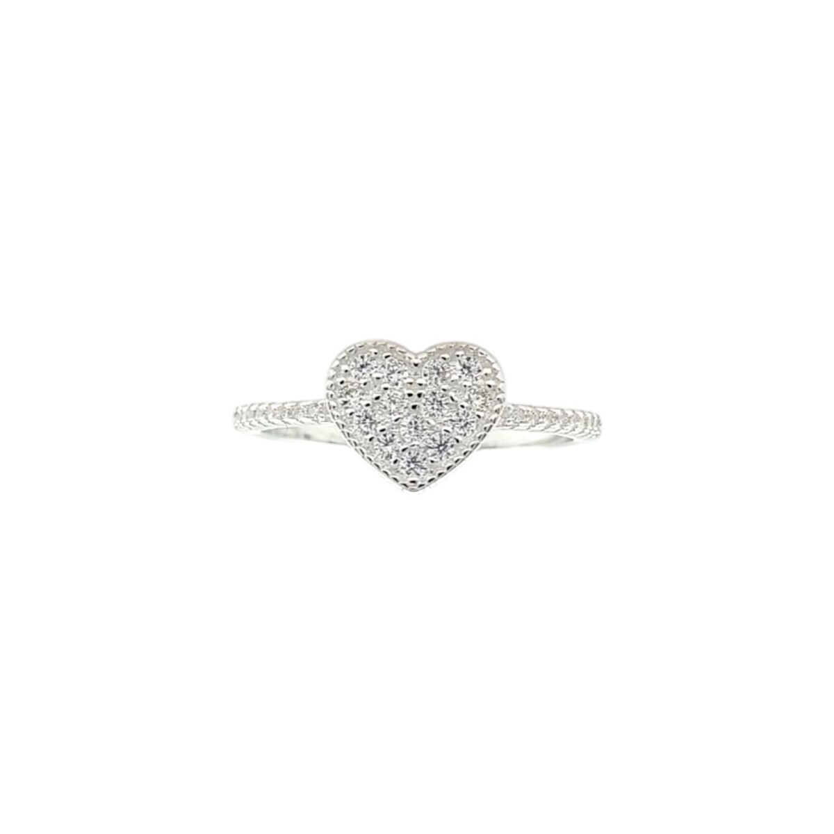 Anillo Corazón-Plata 925-Con Zirconia-AN4632 - conpiedra 