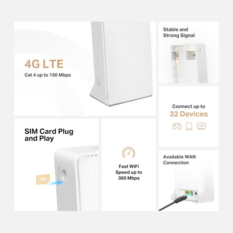 Router Inalámbrico Mercusys Mb-110 4G LTE 300 Mbps 001