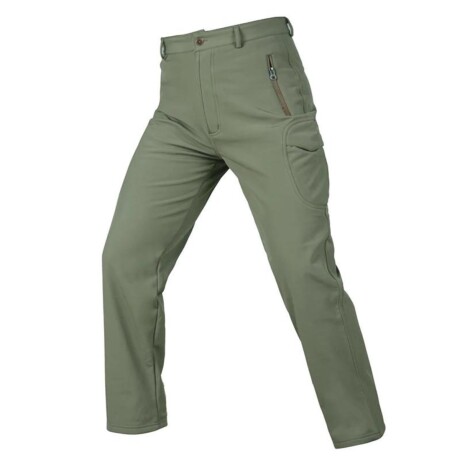 Pantalón táctico Neopreno Piel de tiburón Unisex Verde