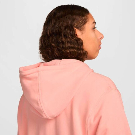 Abrigo Nike Club Hoodie de Hombre Rosado