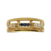 Anillo Fio de oro amarillo 18k con circonias Anillo Fio de oro amarillo 18k con circonias