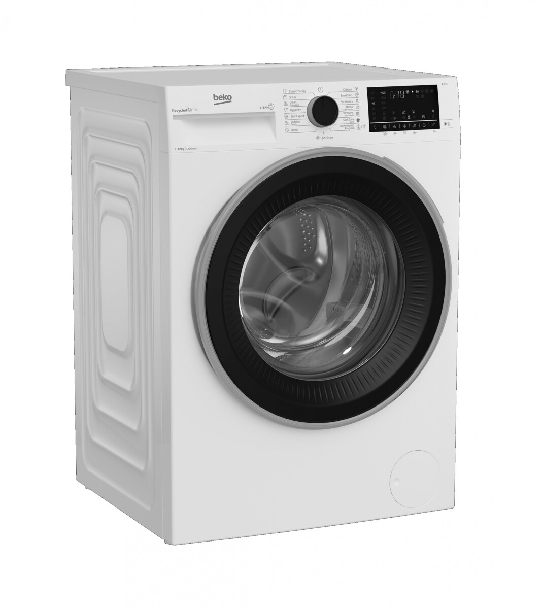 Lavarropas 12 Kg Inverter Beko B3WFT512411W 