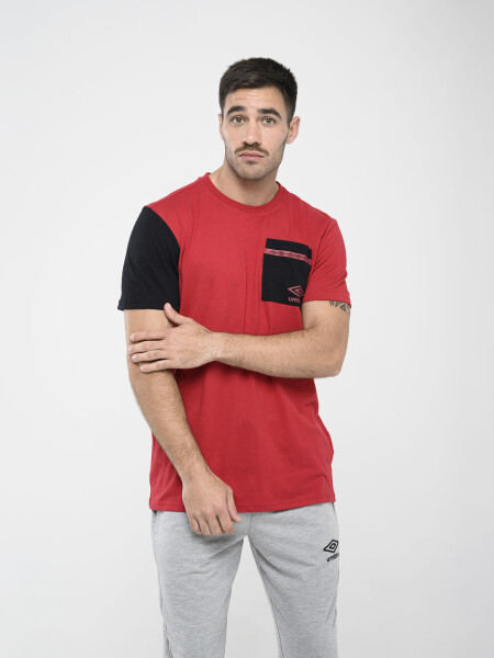 Remera Pocket Umbro Hombre Roj