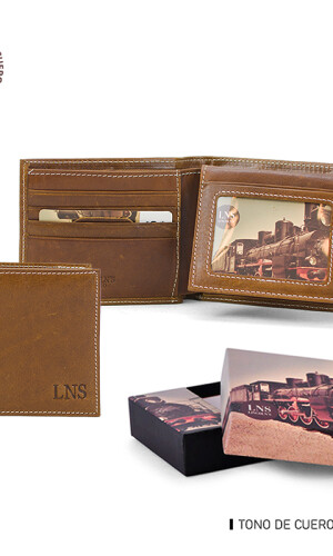 BILLETERA CUERO ATLANTIS WHISKY