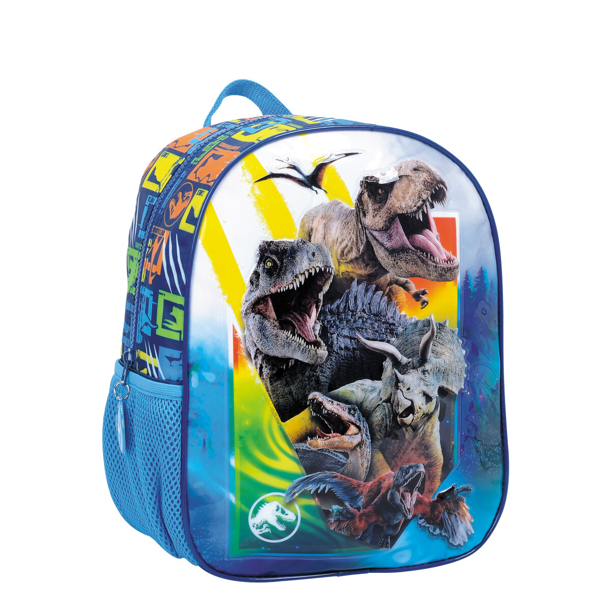 Mochila Jurassic Park 16" - Azul Marino - Celeste 