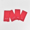 Set X4 Servilletas 45 x 45cm. Navidad 2026 Tusor Soft Rojo