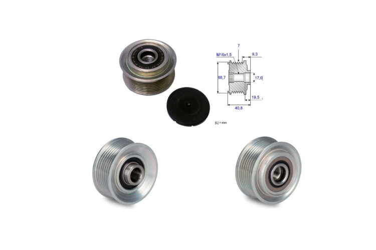 Polea Alternador Marcha Libre Hyundai H1 Carroceria Tq Starex Hyundai Camion Porter Kia Sorento Kia Camion Bongo K2500 Tdi Di Polea Alternador Marcha Libre Hyundai H1 Carroceria Tq Starex Hyundai Camion Porter Kia Sorento Kia Camion Bongo K2500 Tdi Di