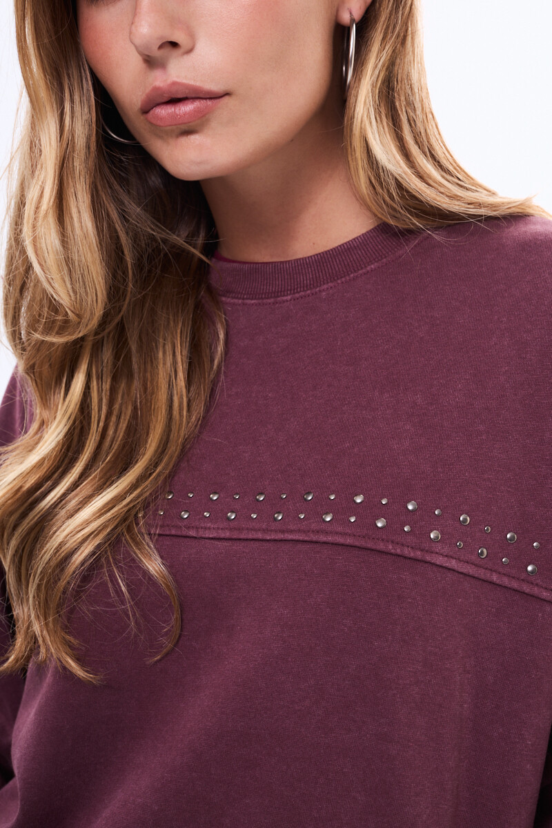 Buzo de felpa Trancoso Bordeaux