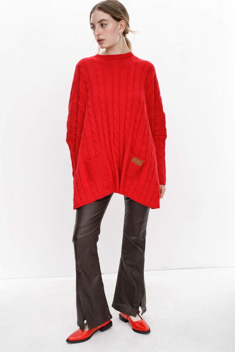 Sweater Oceano - Rojo 