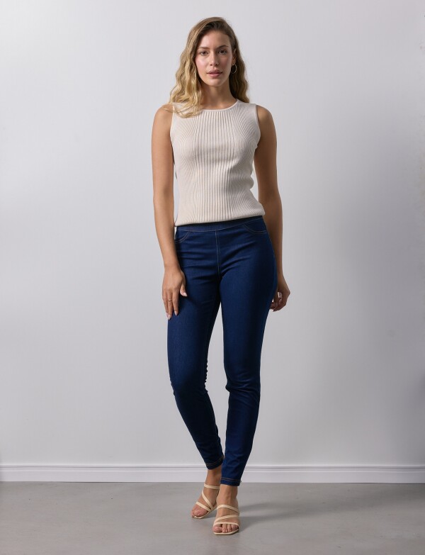 Jegging Slim Fit JEAN OSCURO