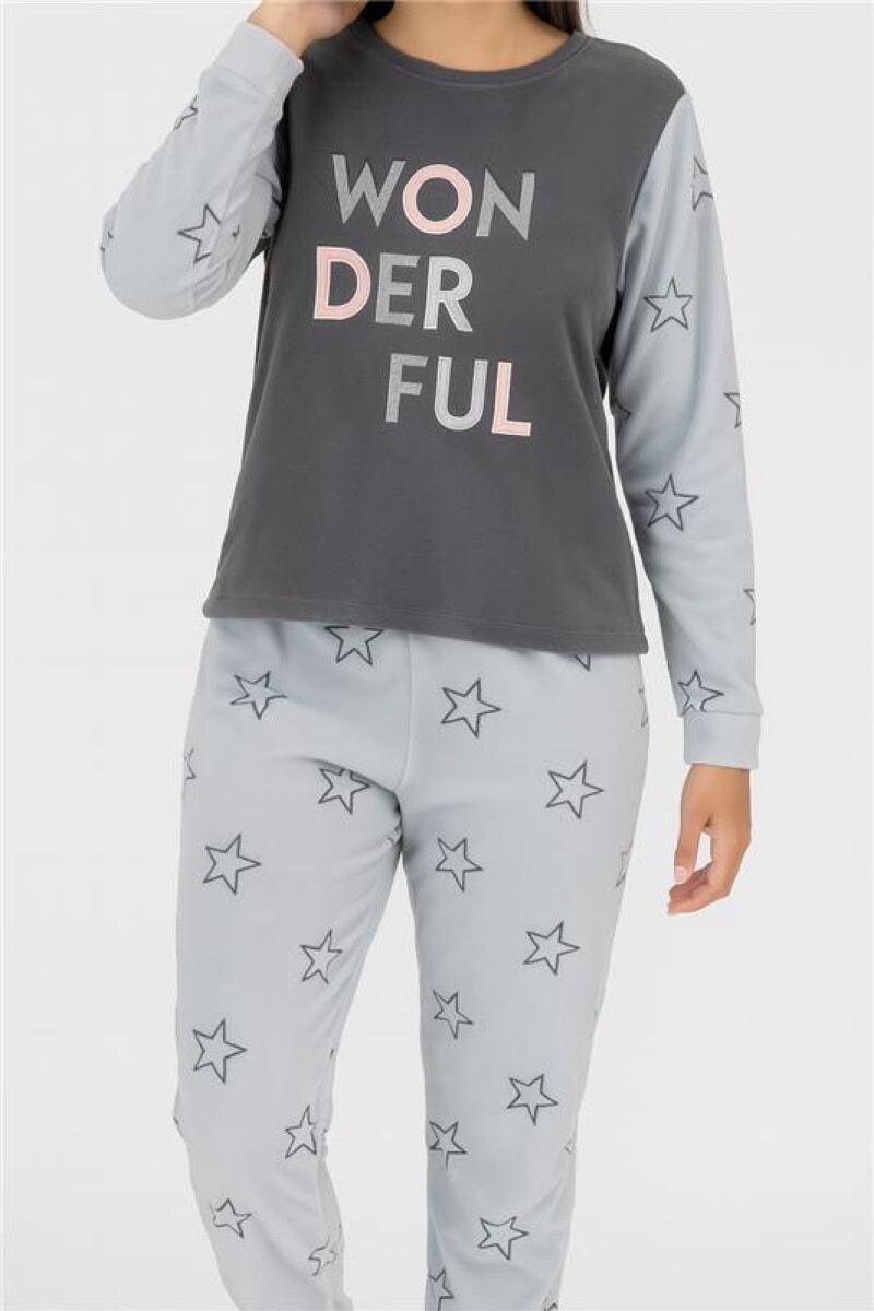 PIJAMA WONDERFUL GRIS