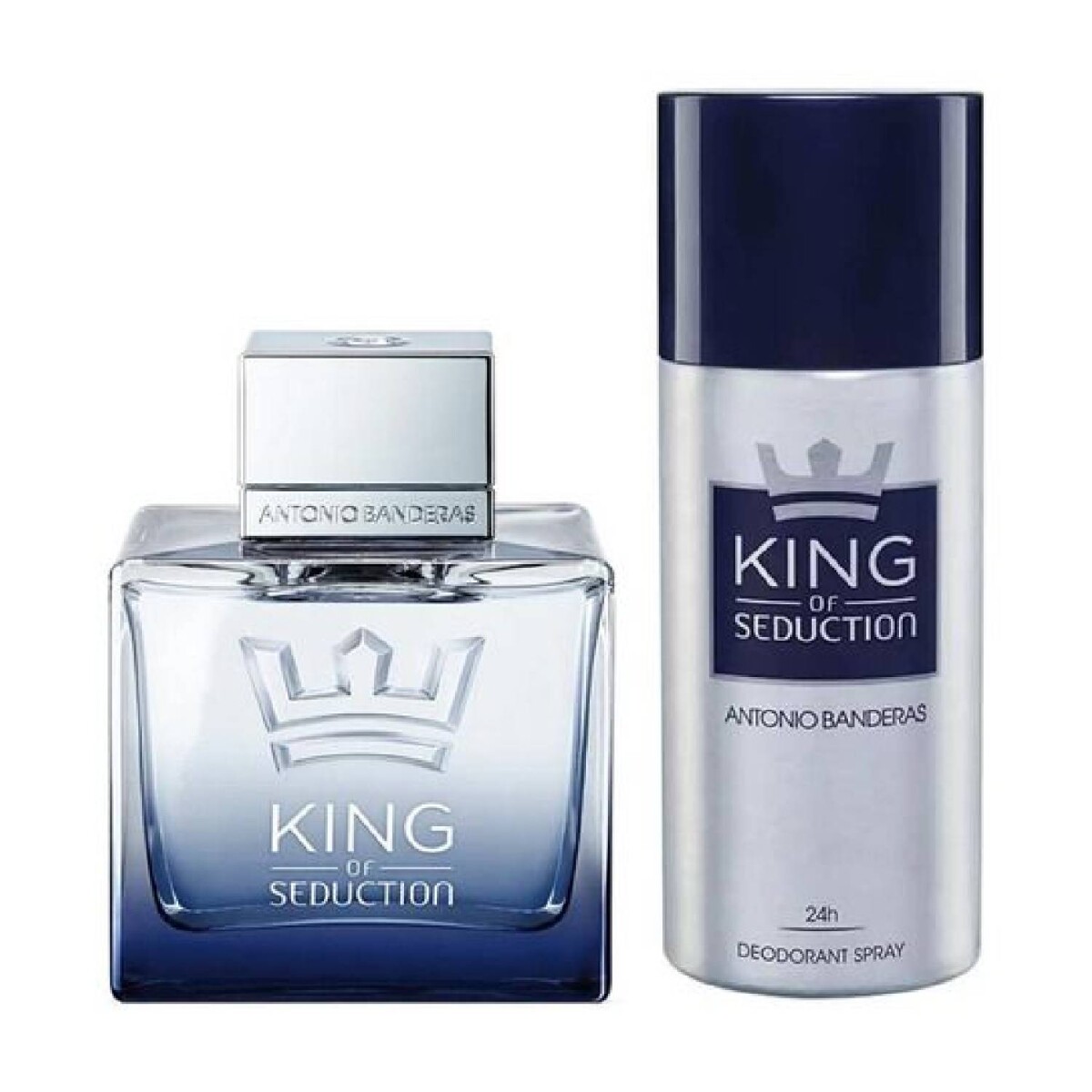 Set Perfume Antonio Banderas King of Seduction EDT 100ml + Desodorante Original 
