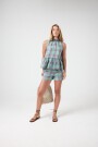 SHORT DE LINO IRIS Turquesa