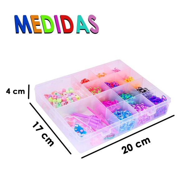 Kit Valija Organizador 7800 Banditas Pulseras Creativas Arte Kit Valija Organizador 7800 Banditas Pulseras Creativas Arte