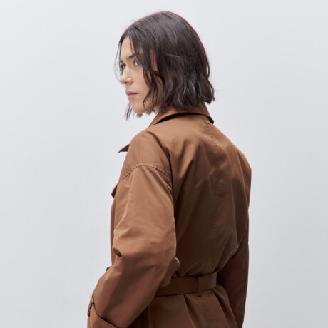 TRENCH ZUNO Chocolate