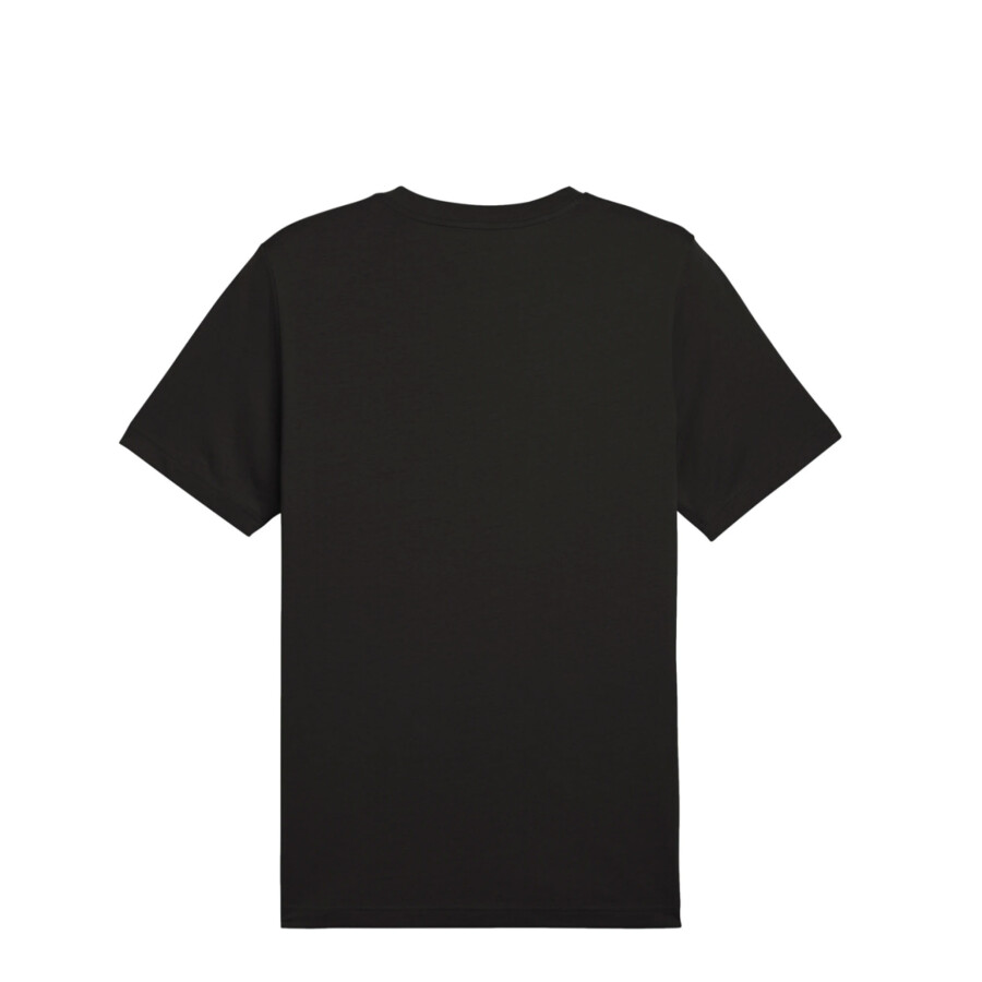 Remera de Hombre Puma Logo Tee Negro