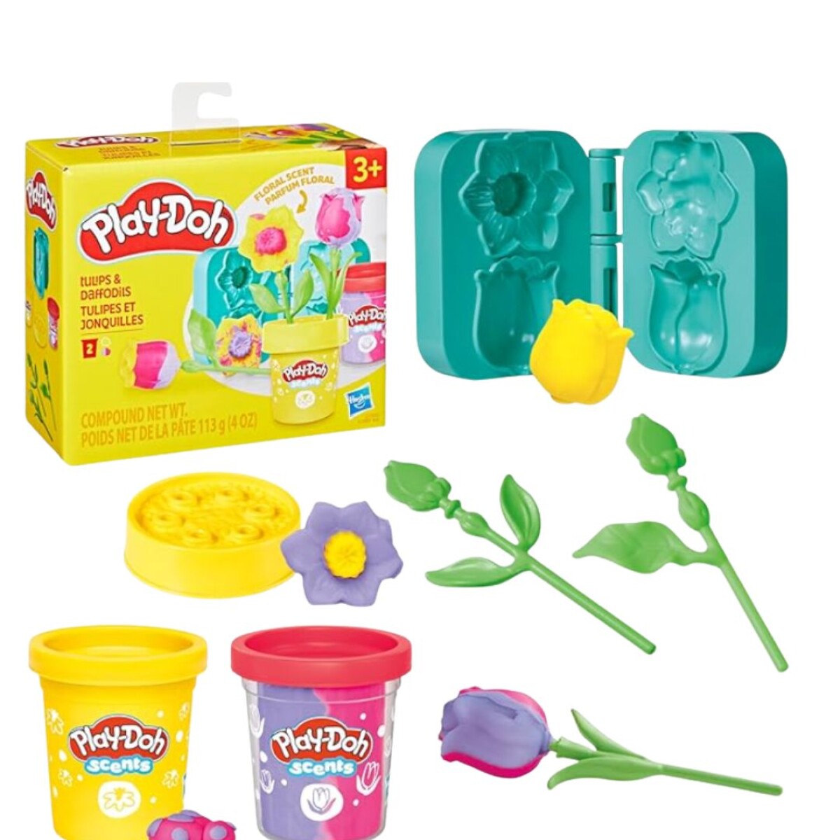 Hasbro Play Doh Sets de Girasoles y Margaritas Único