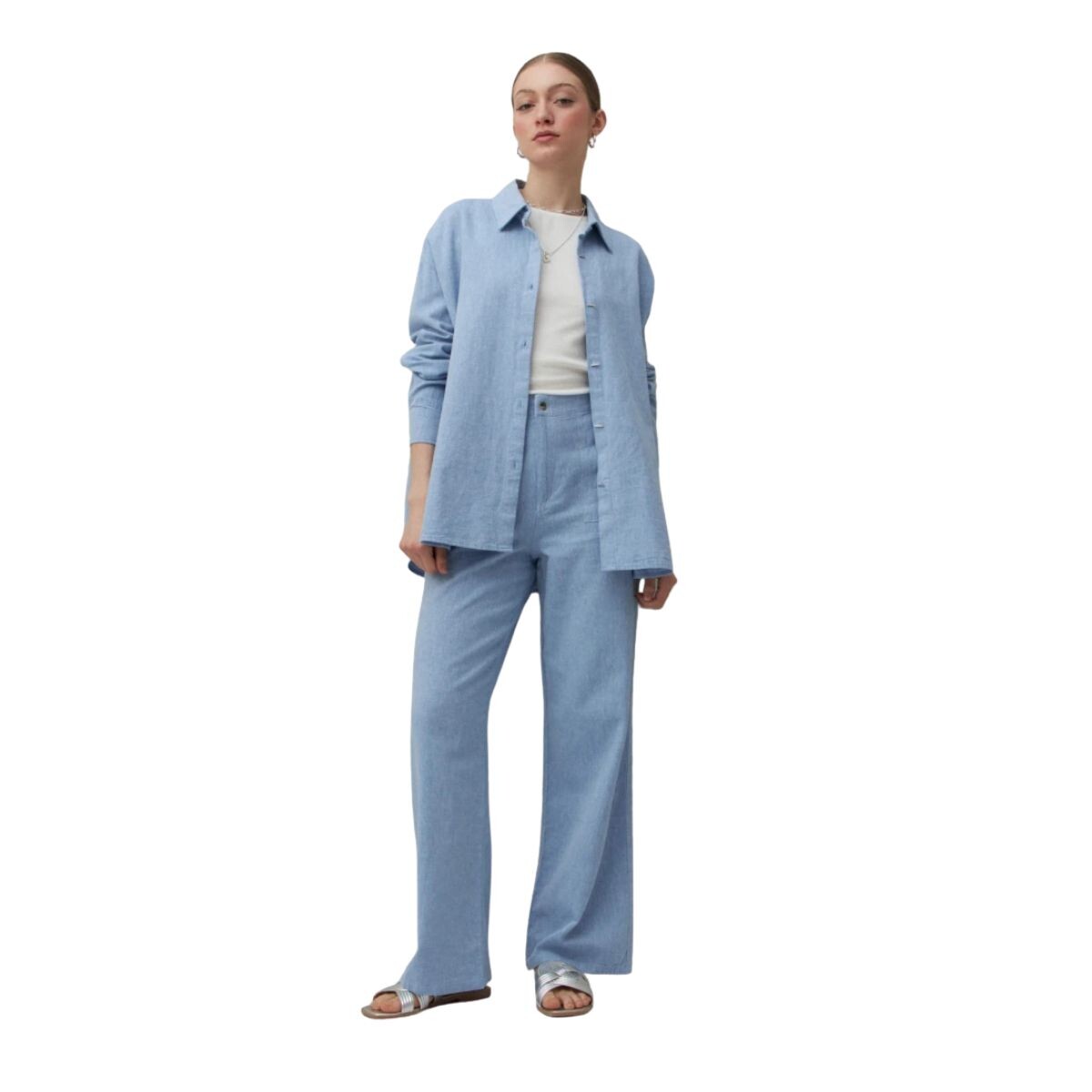 CAMISA MINTY XS-XL - AZUL MELAN 