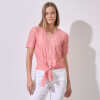 Blusa Gasa Plisada CORAL