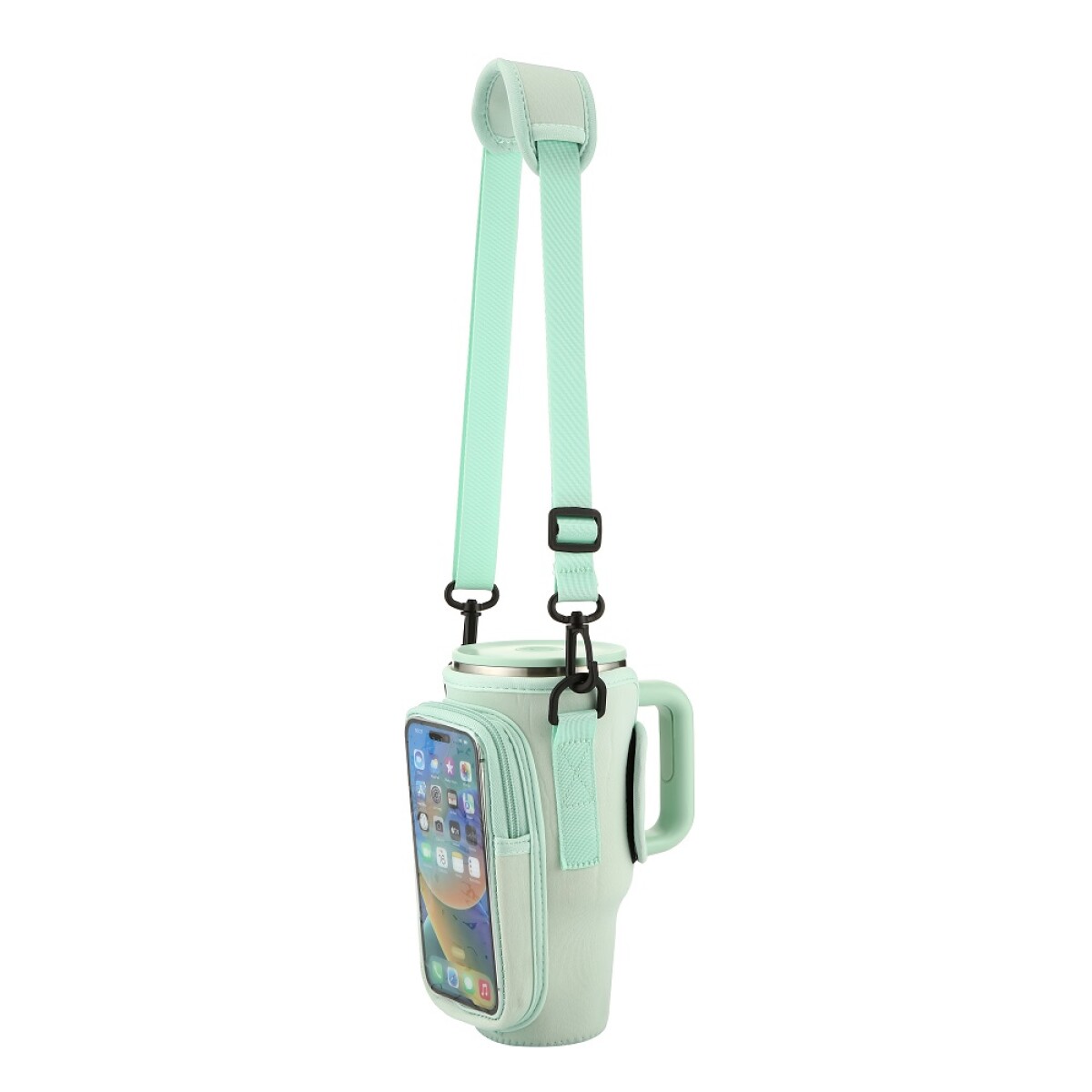 TERRANO PORTA SPOTIE 1183ML - VERDE AGUA 