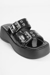 Sandalia Flor negro